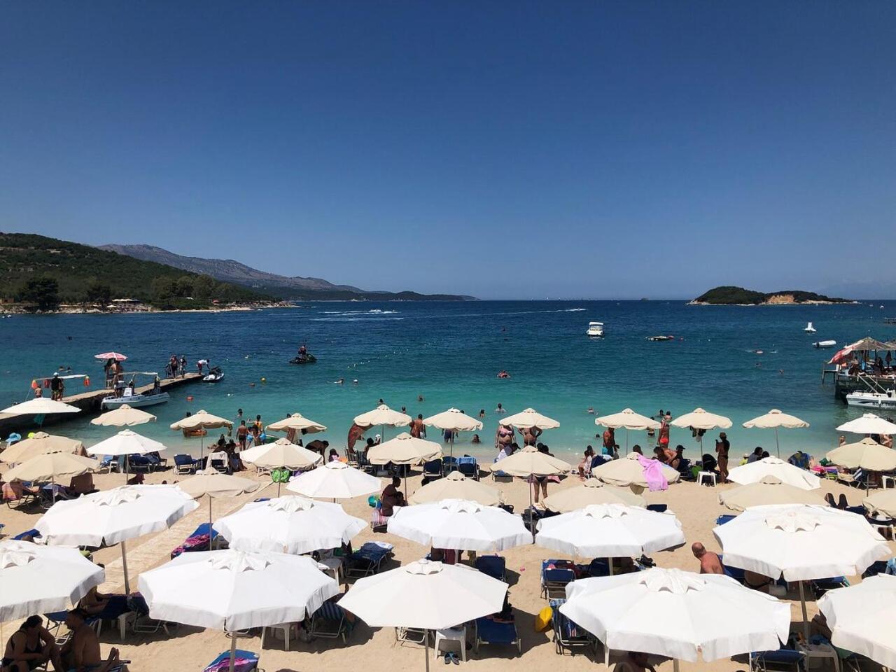 Seaside Vila Genti Pollo Ksamil Bagian luar foto